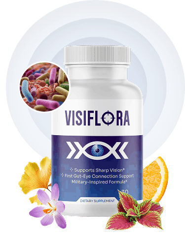VisiFlora Eye Supplement Bottle